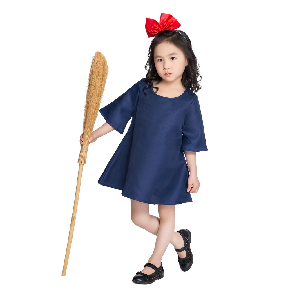 Anime Cosplay Girl Photo - أداء الأطفال زي الساحرة تأثيري فستان