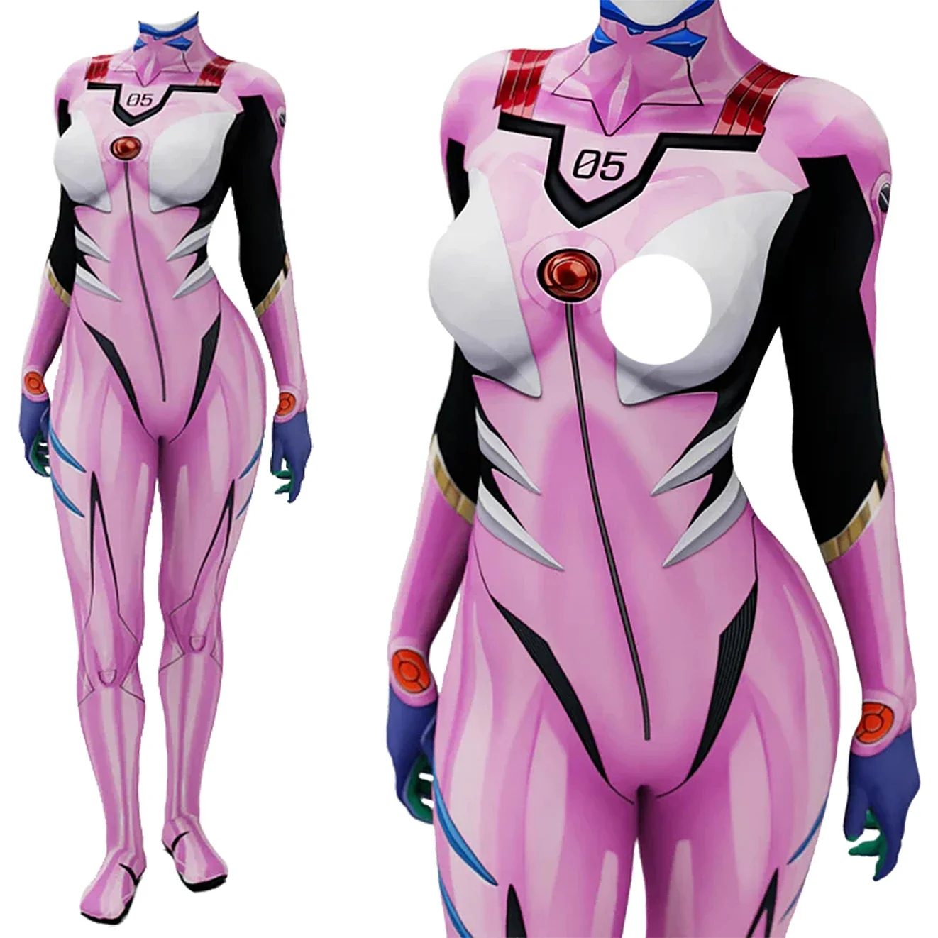Anime Cosplay For Girls - أزياء أنيمي إيفا 05 ماكينامي التأثيرية