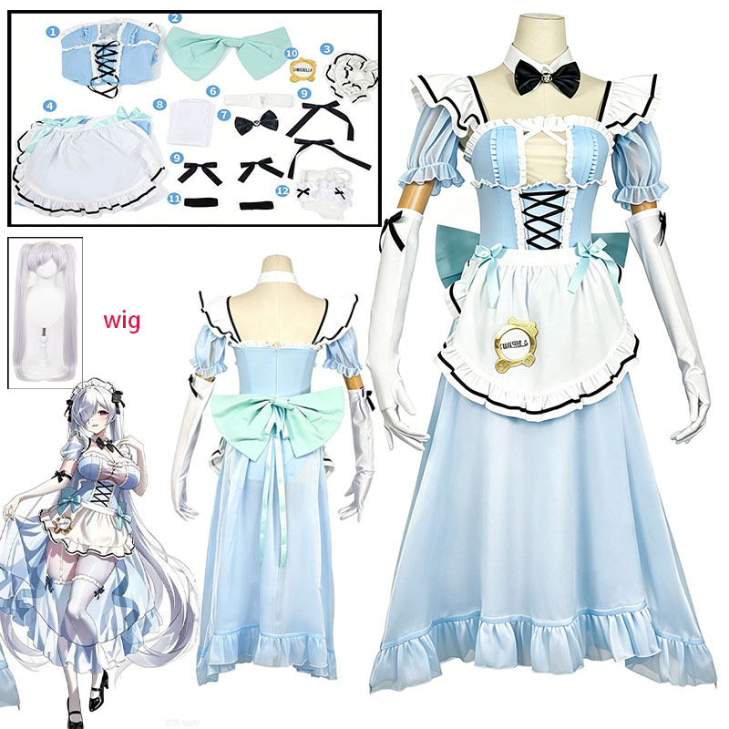 Anime Cosplay Maid - زي تنكري كامل لشخصية نيككي بيلجرام