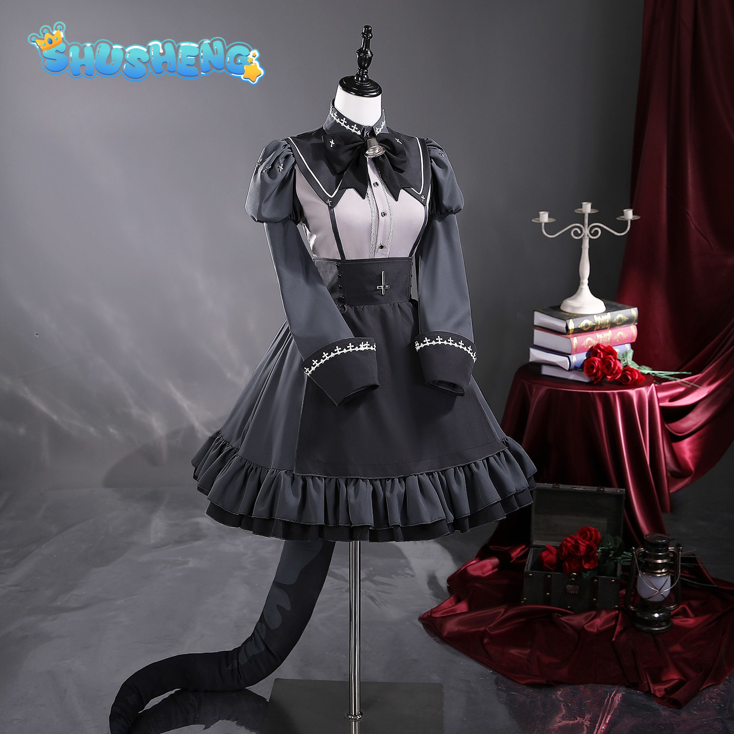 Anime Cosplay Maid - زي تنكري ناناهيرا جيم PUKEY GODDESS