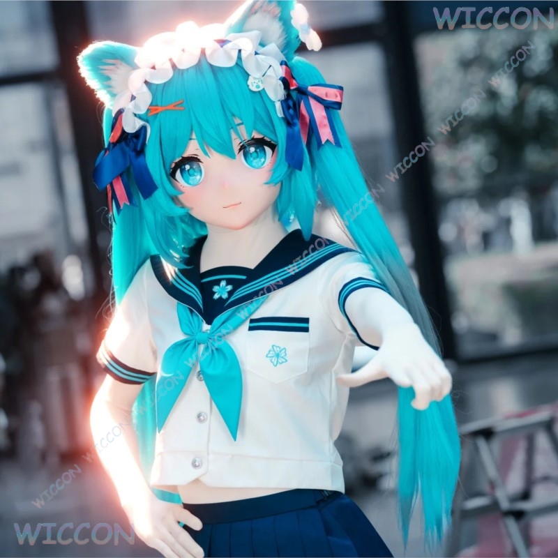 Anime Cosplay Face - Kigurumi أنثى قناع الوجه أنيمي لعبة