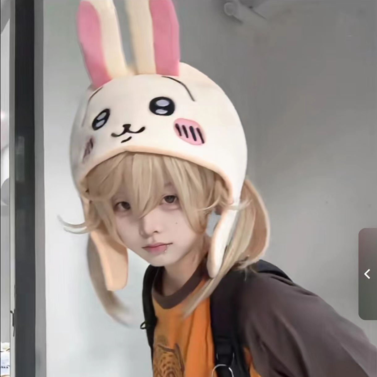 Chiikawa Hachiware Usagi قبعة  - مراجعة Anime Cosplay Girl Photo وسعره