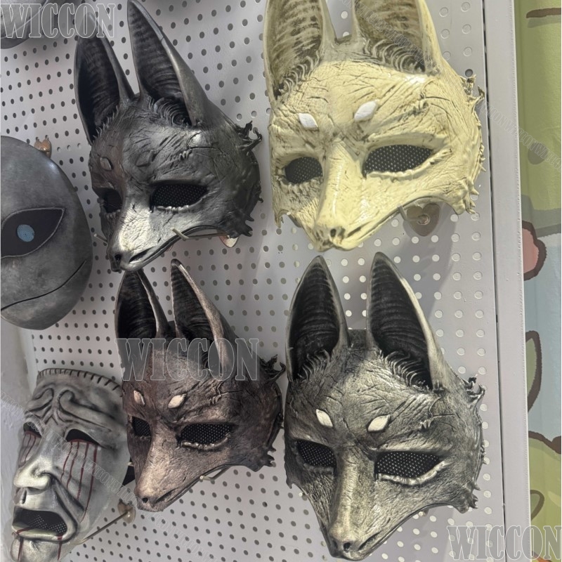 قناع رجل الثعلب 2025 لعبة رعب  - مراجعة Anime Cosplay Face وسعره