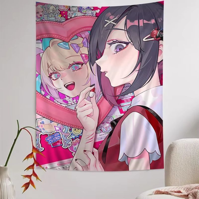 VIKAMA نسيج جداري بتصميم فتاة  - مراجعة Anime Cosplay Girl Photo وسعره