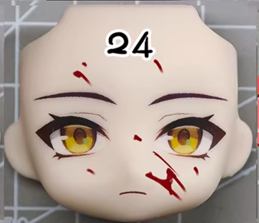 ملصق وجه يدوي الصنع من Asaba H - مراجعة Anime Cosplay Face وسعره