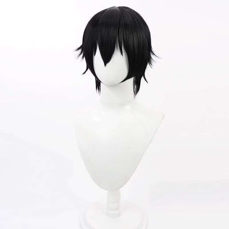 شعر مستعار قصير أسود مقاوم للح - مراجعة Cosplay Anime Online وسعره