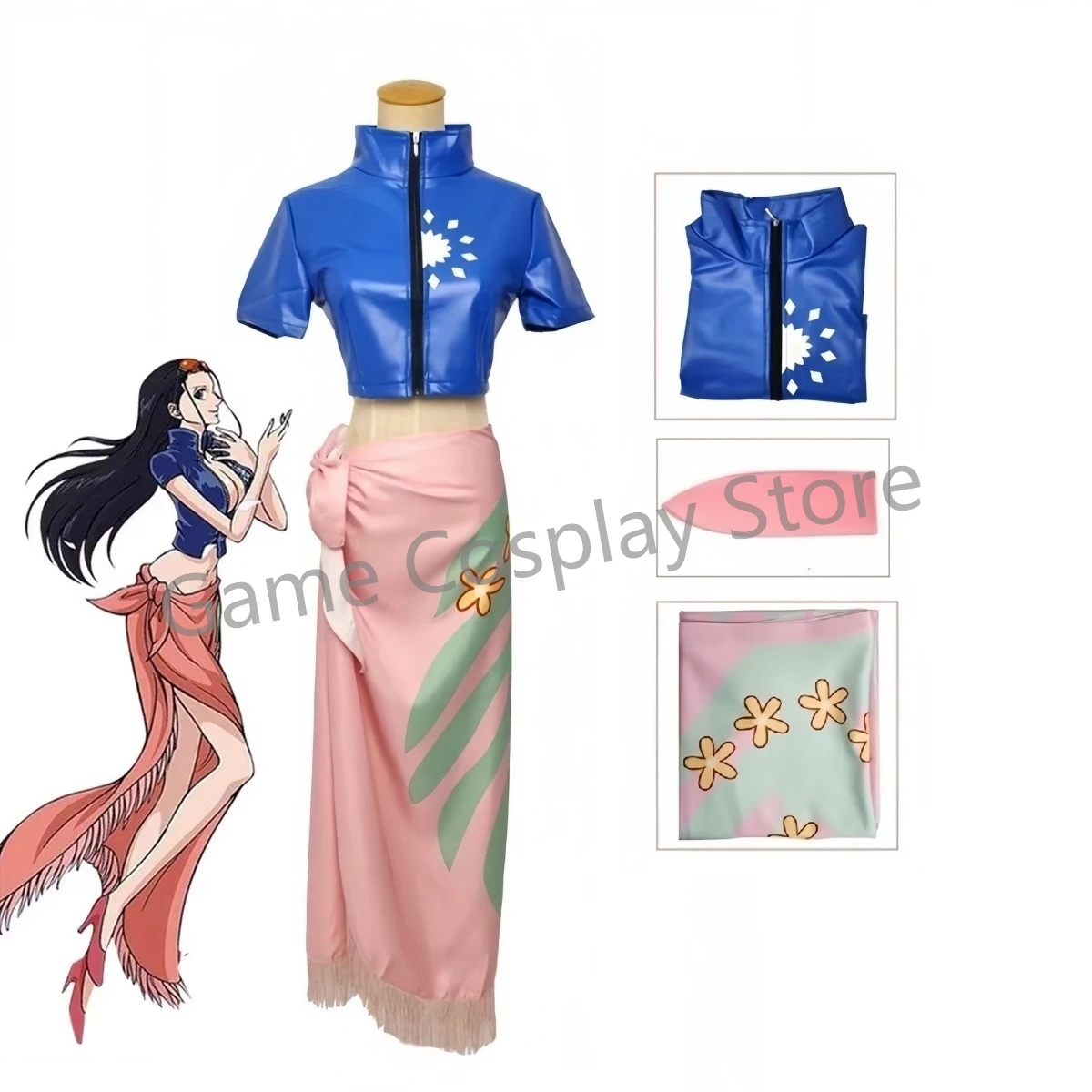 نيكو روبن أزياء تنكرية فستان م - مراجعة Anime Cosplay Yor وسعره