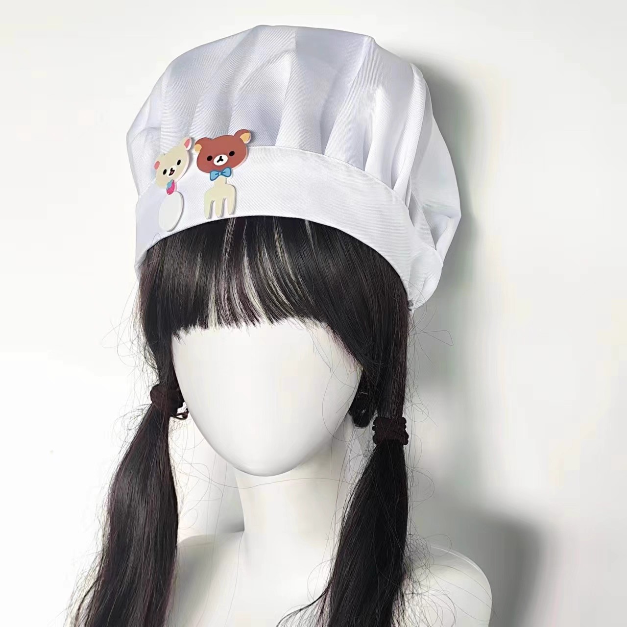 لطيف الدب الصغير سكين وشوكة قب - مراجعة Anime Cosplay Girl Photo وسعره