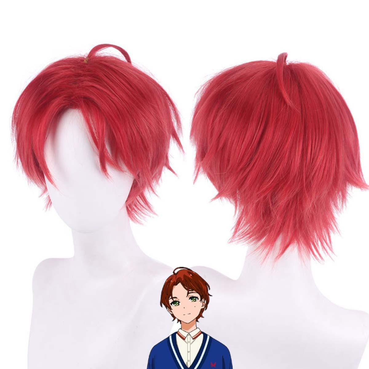 شعر مستعار للرجال مستوحى من شخ - مراجعة Anime Cosplay Ai وسعره