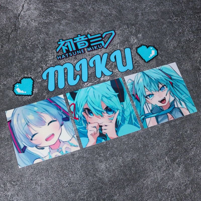 ملصقات عاكسة جديدة ومبتكرة لعا - مراجعة Anime Cosplay Miku وسعره