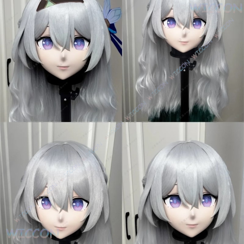 Kigurumi أنثى قناع الوجه أنيمي - مراجعة Anime Cosplay Face وسعره